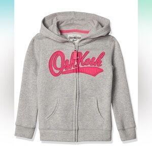 OshKosh B'Gosh Girls‎ Full Zip Logo Hoodie Size 4T